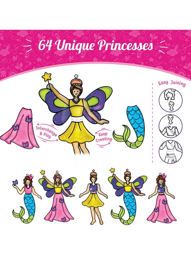 Imagimake Window Art Suncatcher Kit for Kids 5+ Years - Princess & Unicorn | 32 Pieces DIY Glass Painting Activity Set | Toys for Girls | Art & Craft Kit | Ramadan Gifts, Birthday & Return Gifting - Image 4